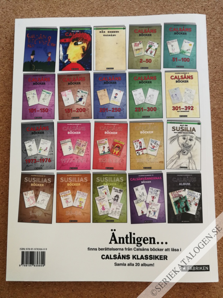 Baksida på Allt om Calsån - Calsån 30 år 1979-2009 (2009)