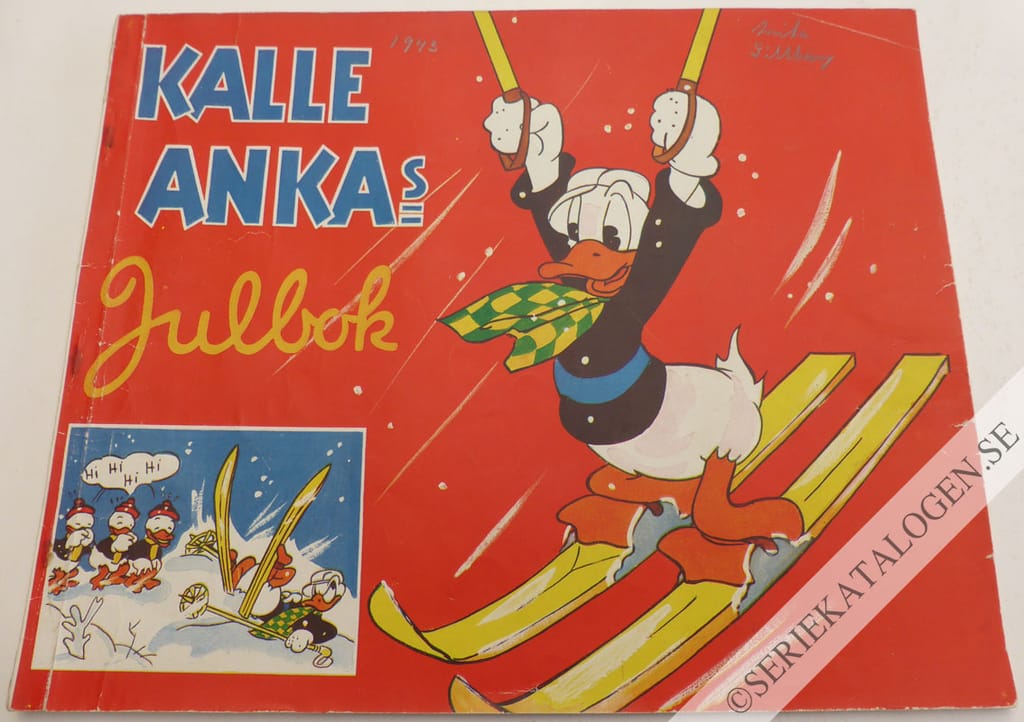 Framsida på Kalle Ankas julbok # (1943)
