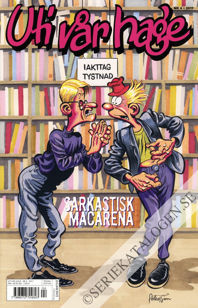 Framsida på Uti vår hage #4 - Sarkastisk macarena (2017)
