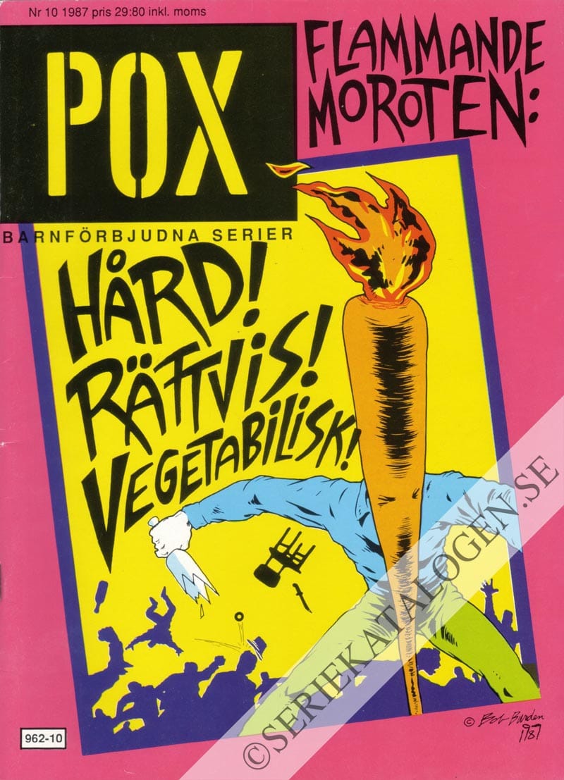 Framsida på Pox #10 (1987)