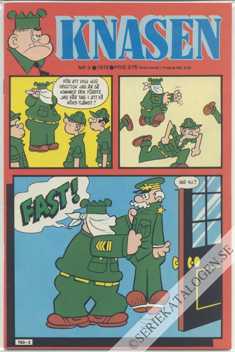 Framsida på Knasen #3 (1978)
