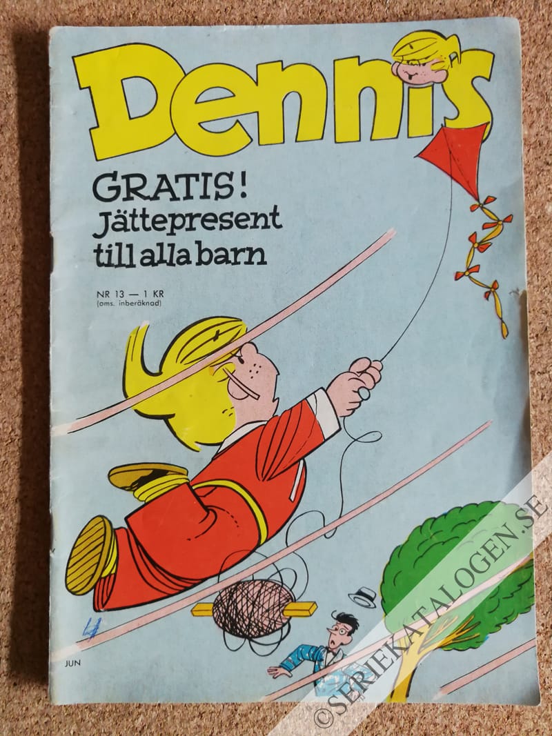 Framsida på Dennis #13 (1966)