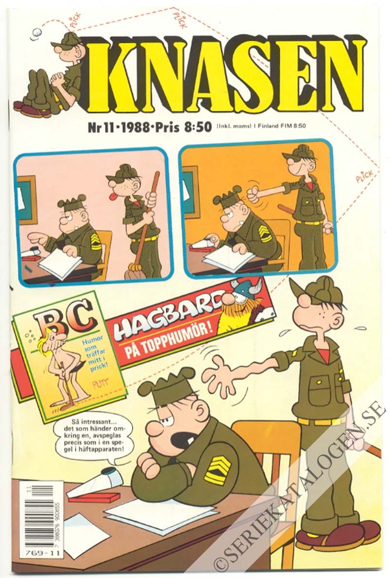 Framsida på Knasen #11 (1988)