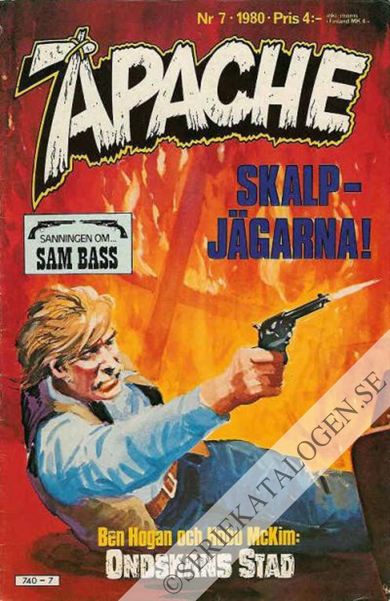 Framsida på Apache #7 (1980)