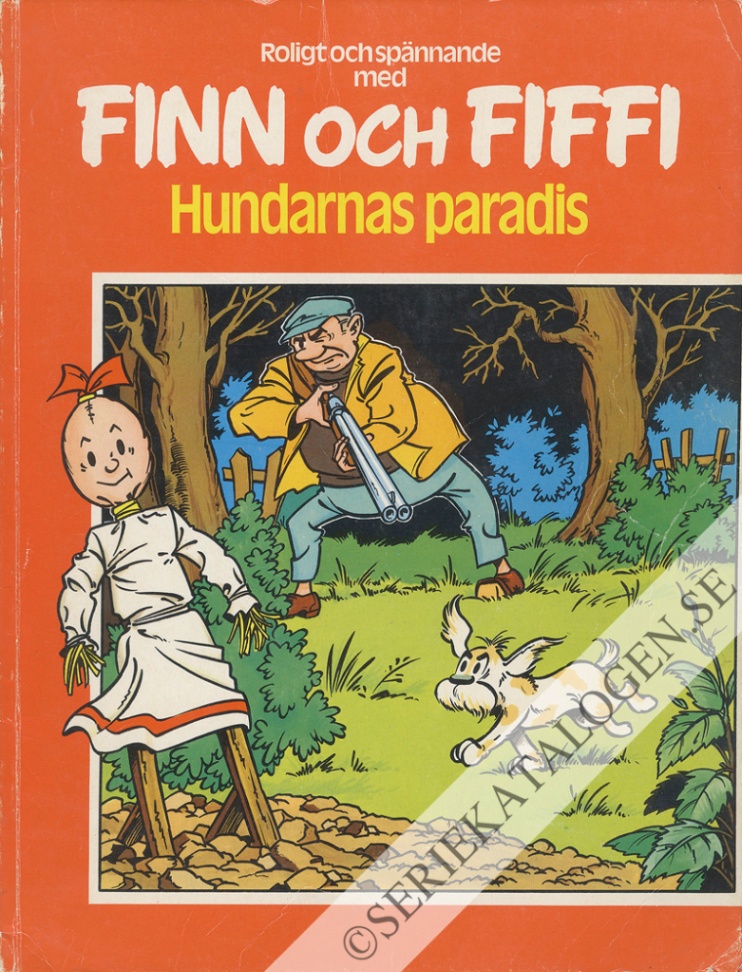 Framsida på Finn och Fiffi #41 - Hundarnas paradis (1979)