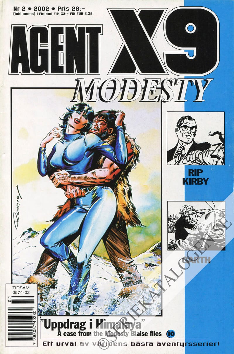 Framsida på Agent X9 #2 (2002)