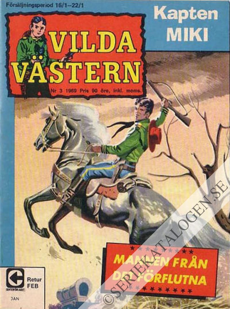 Framsida på Vilda Västern #3 (1969)