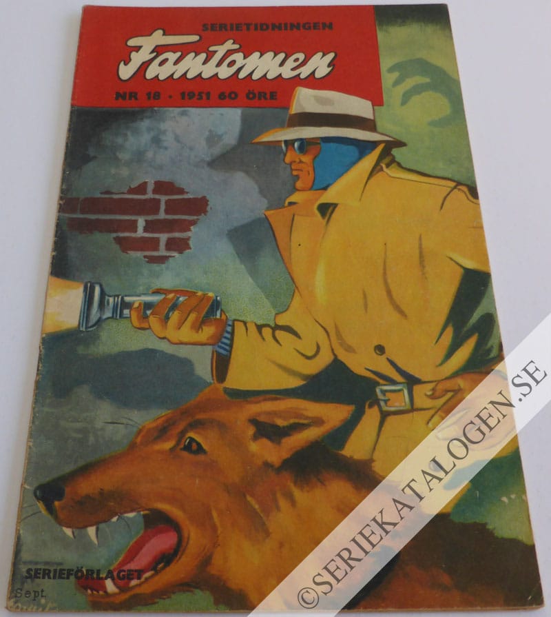 Framsida på Fantomen #18 (1951)