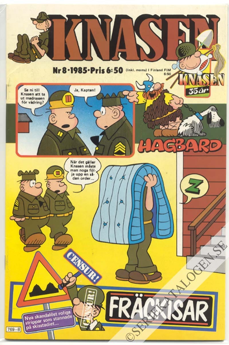 Framsida på Knasen #8 (1985)