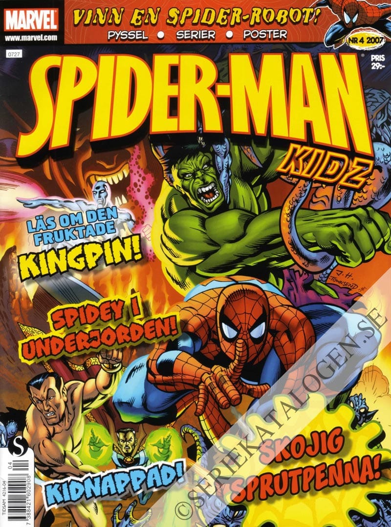 Framsida på Spider-Man Kidz #4 (2007)