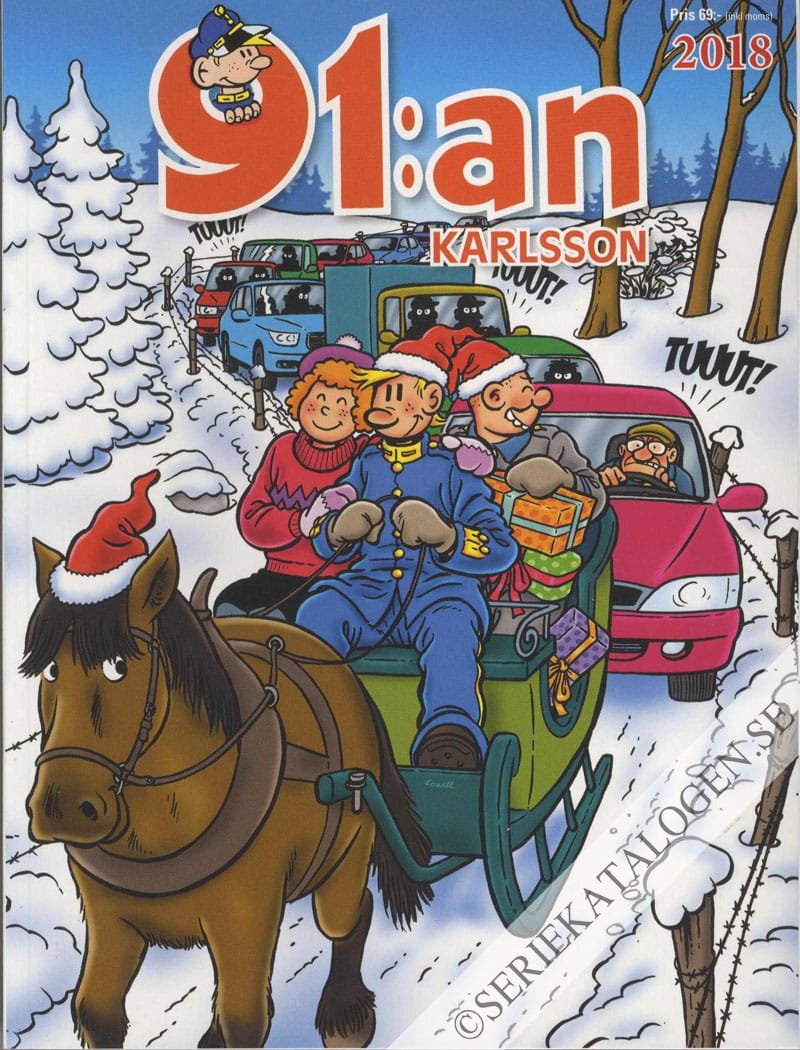 Framsida på 91:an Karlsson # (2018)
