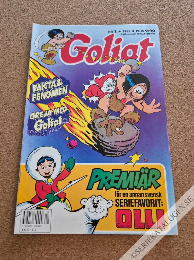 Framsida på Goliat #1 (1989)