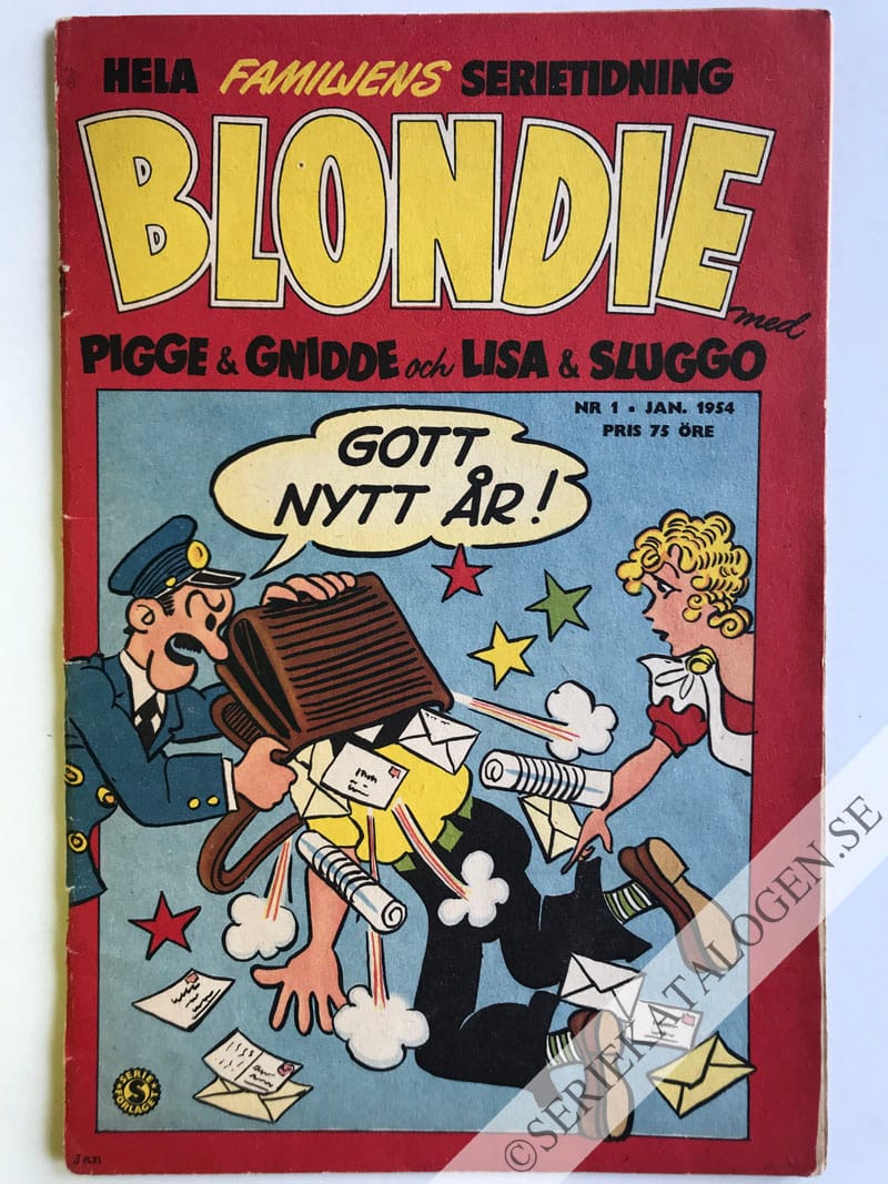 Framsida på Blondie #1 (1954)