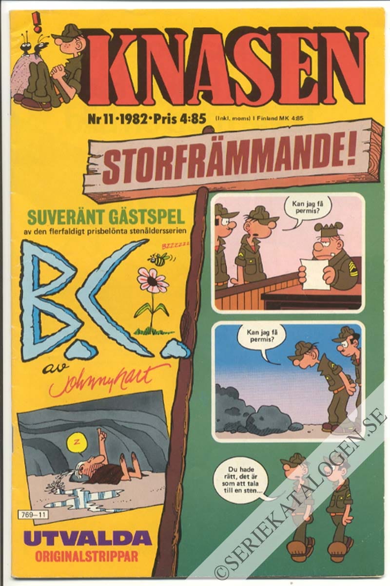 Framsida på Knasen #11 (1982)