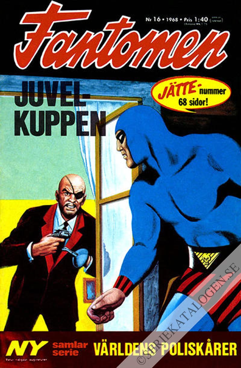 Framsida på Fantomen #16 (1968)