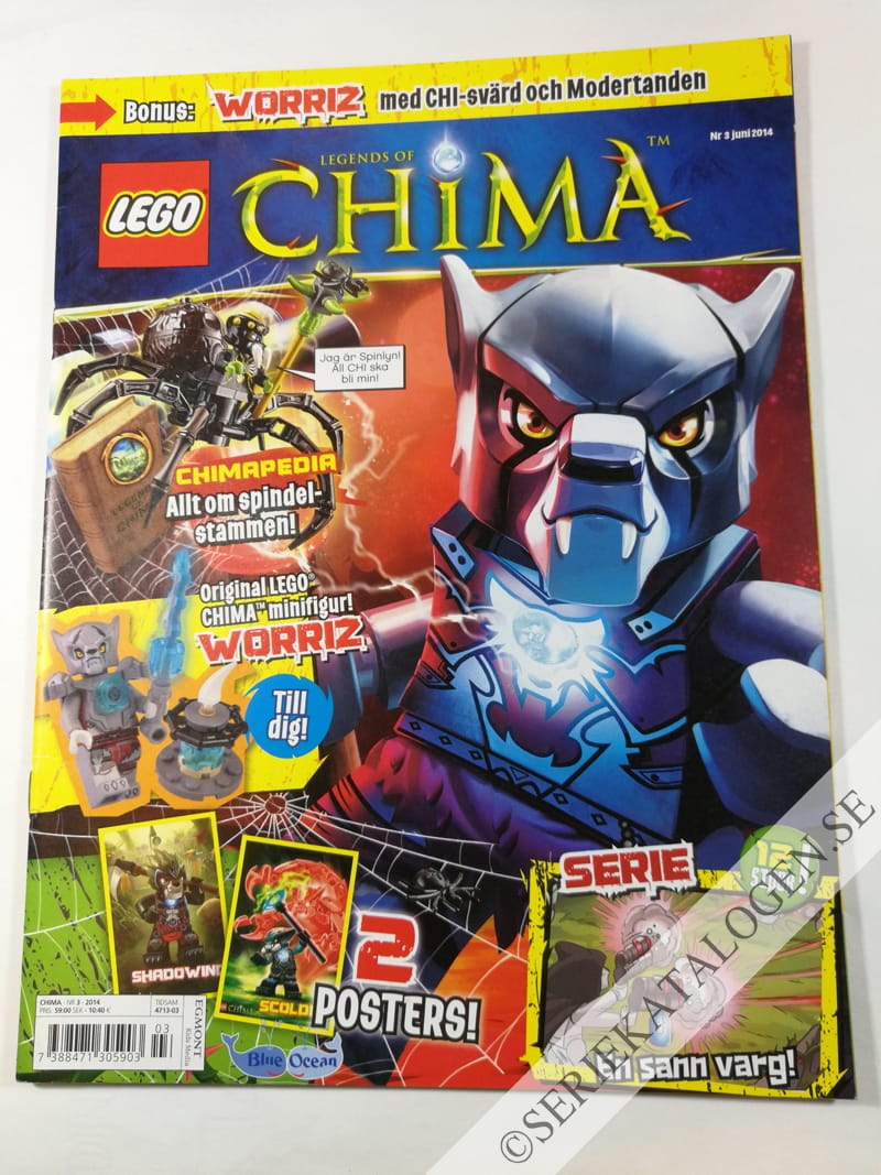 Framsida på Legends of Chima #3 (2014)