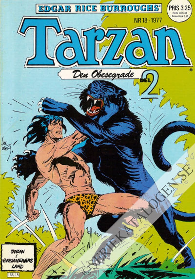Framsida på Tarzan #18 (1977)
