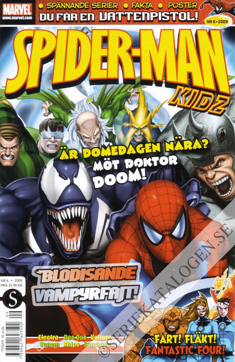 Framsida på Spider-Man Kidz #6 (2009)
