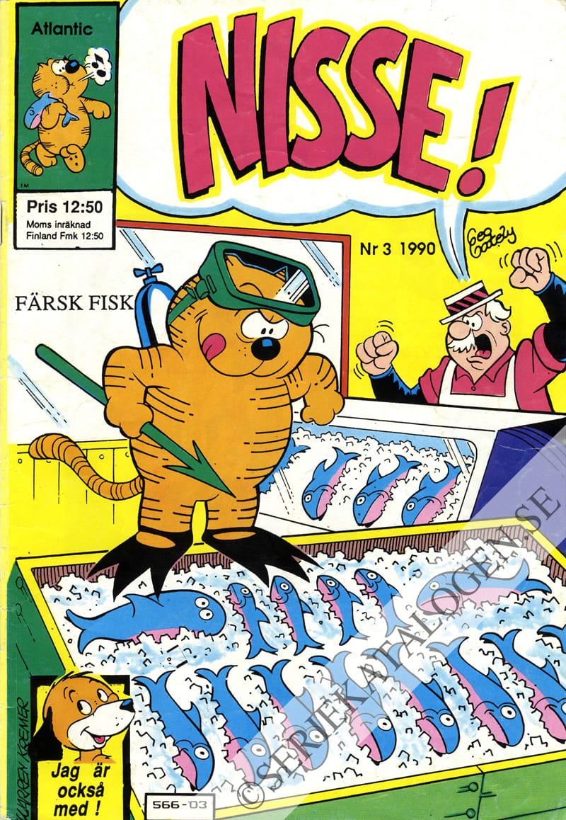 Framsida på Katten Nisse #3 (1990)