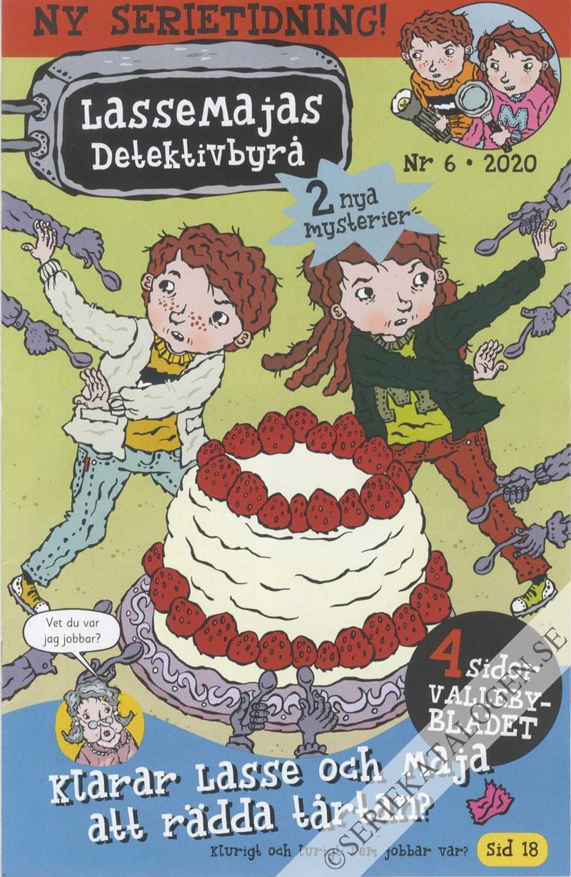 Framsida på LasseMajas detektivbyrå #6 (2020)