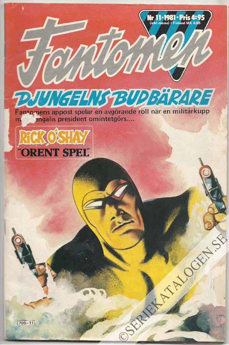 Framsida på Fantomen #11 (1981)