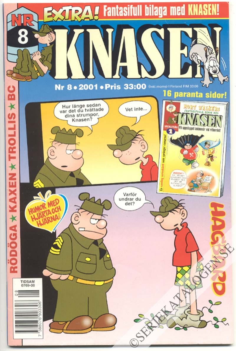 Framsida på Knasen #8 (2001)