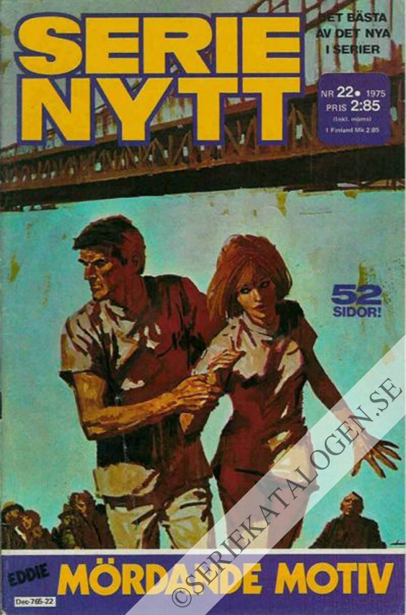 Framsida på Serie-Nytt #22 (1975)