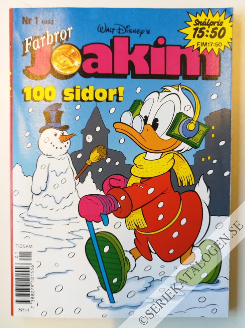 Framsida på Joakim #1 (1993)