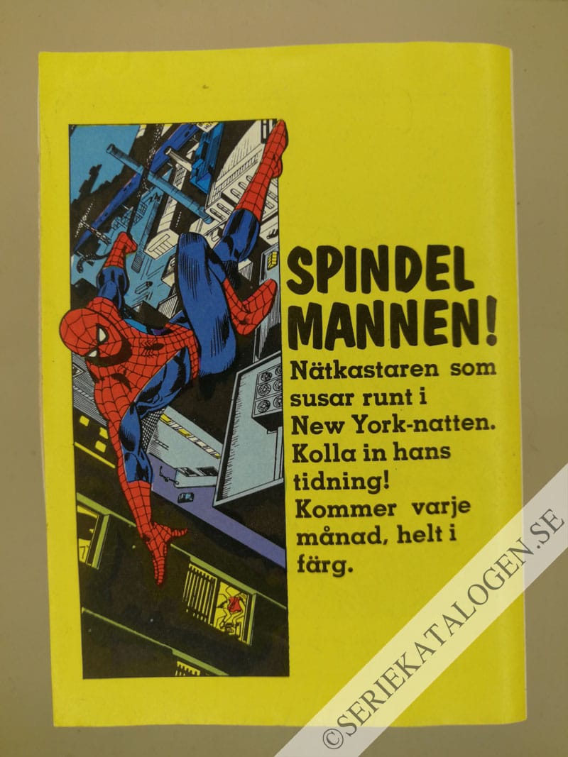 Baksida på Det blodiga fortet (1982)