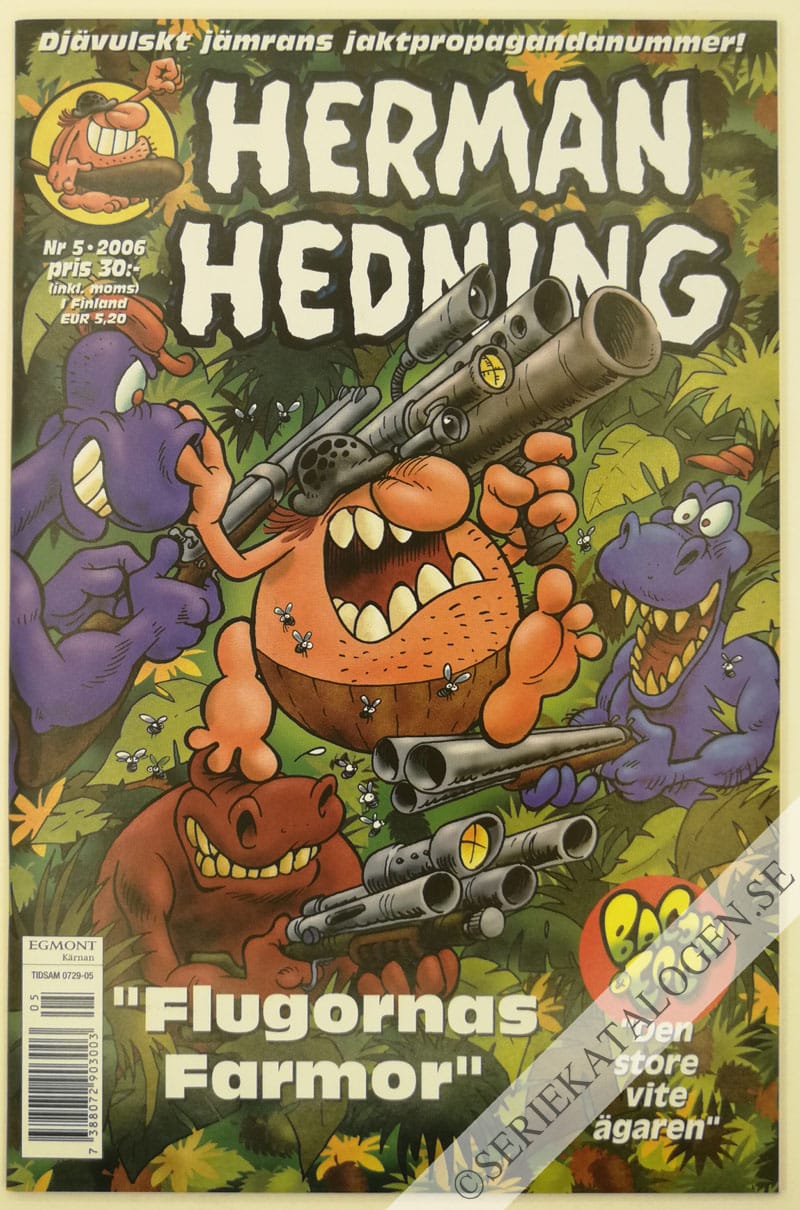 Framsida på Herman Hedning #5 (2006)