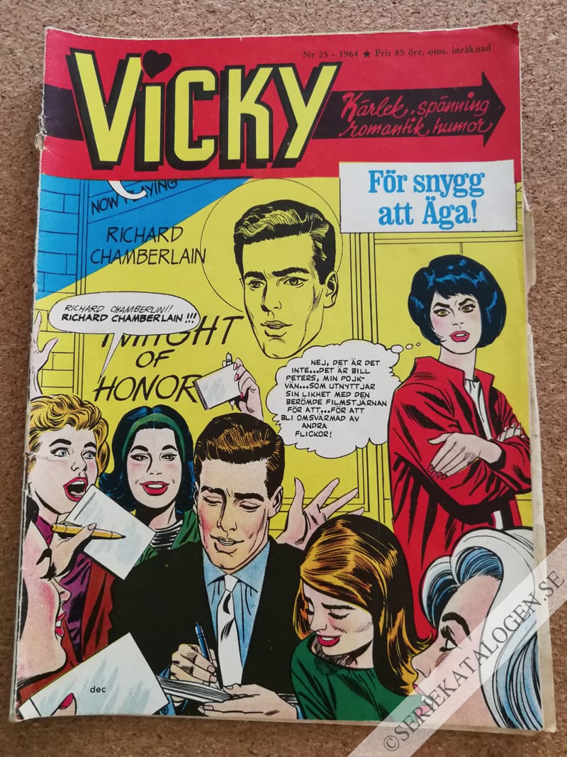 Framsida på Vicky #25 (1964)