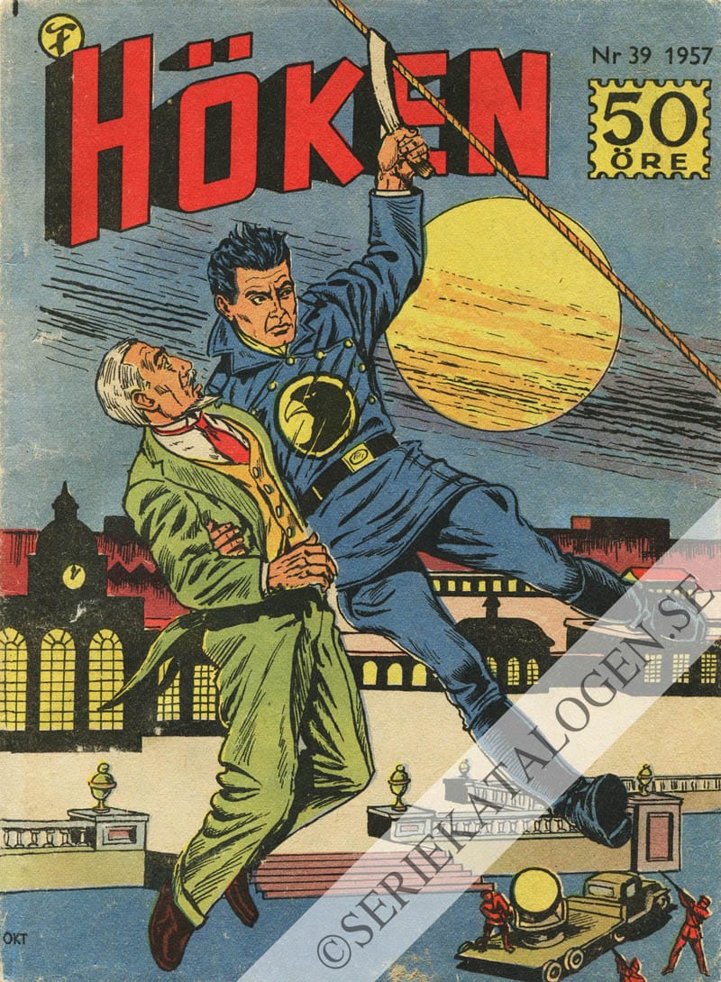 Framsida på Höken #39 (1957)