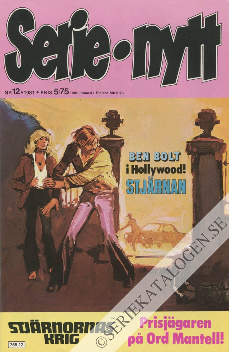 Framsida på Serie-Nytt #12 (1981)