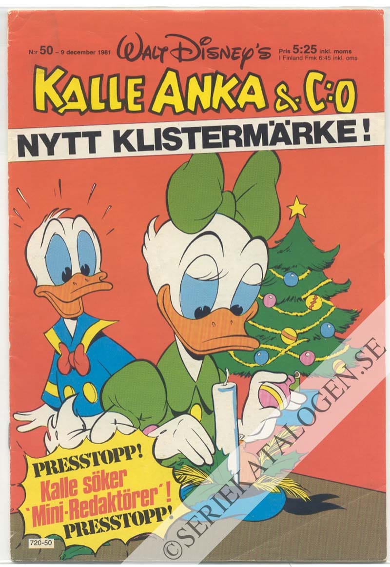 Framsida på Kalle Anka & C:o #50 (1981)