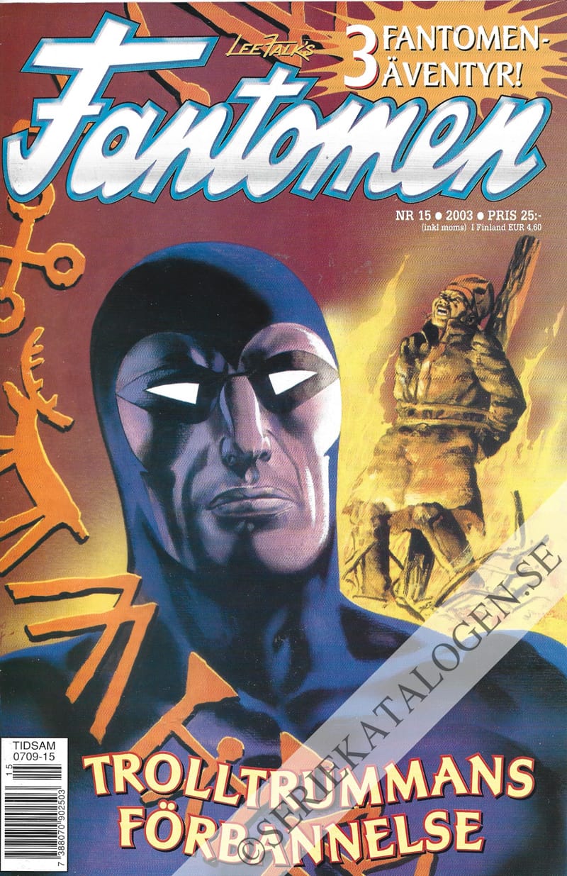 Framsida på Fantomen #15 (2003)
