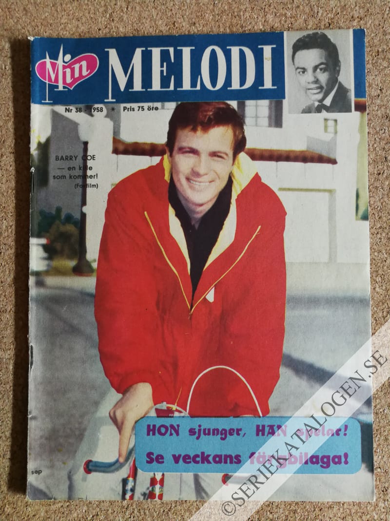 Framsida på Min melodi #38 (1958)