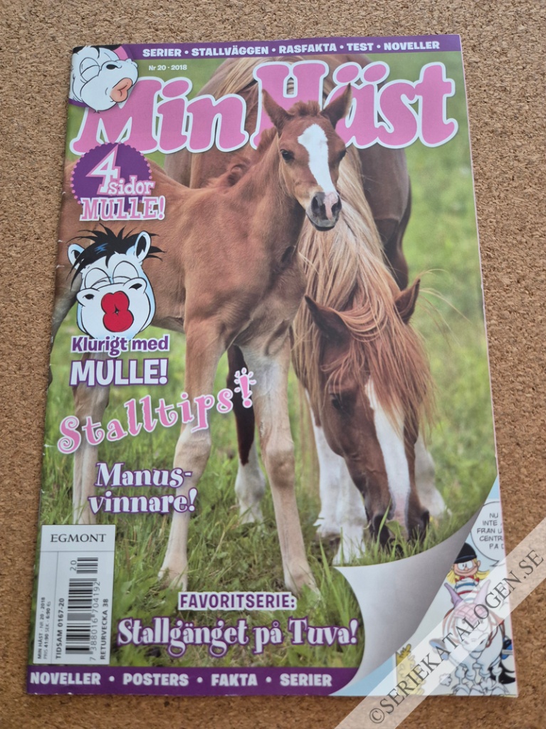 Framsida på Min häst #20 (2018)