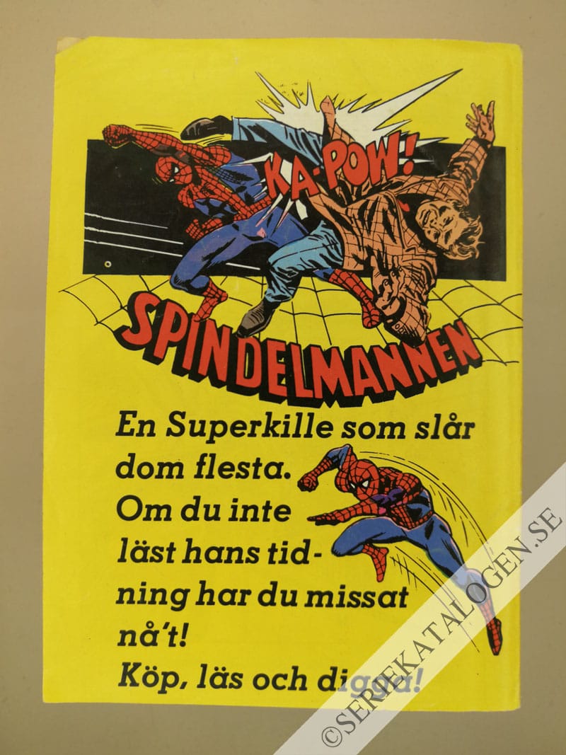Baksida på Dödsdömt uppdrag (1980)