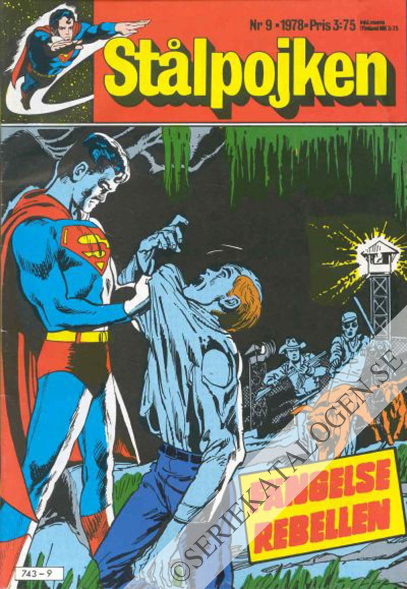 Framsida på Stålpojken #9 (1978)