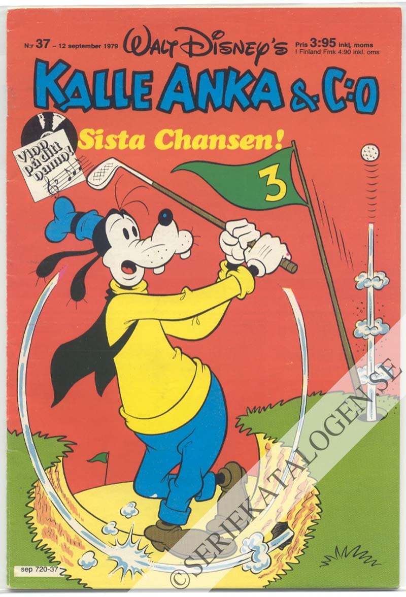 Framsida på Kalle Anka & C:o #37 (1979)