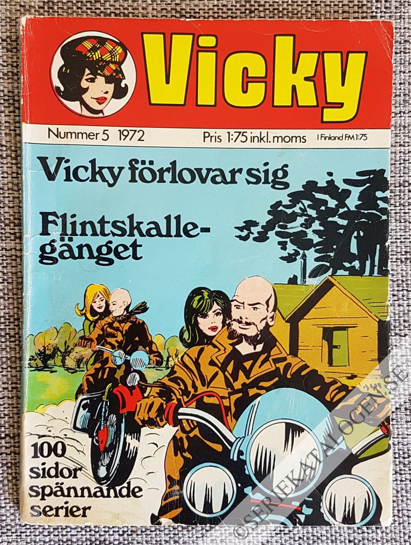 Framsida på Vicky #5 (1972)
