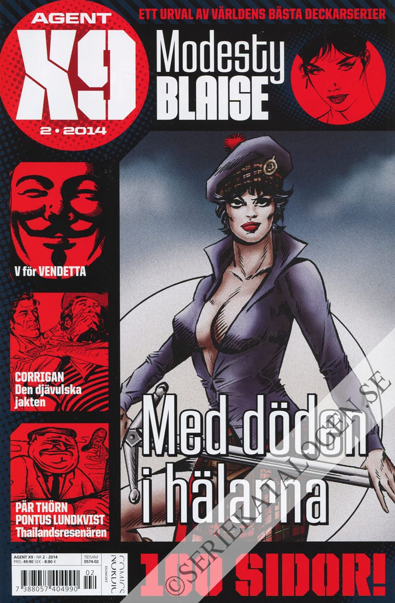 Framsida på Agent X9 #2 (2014)