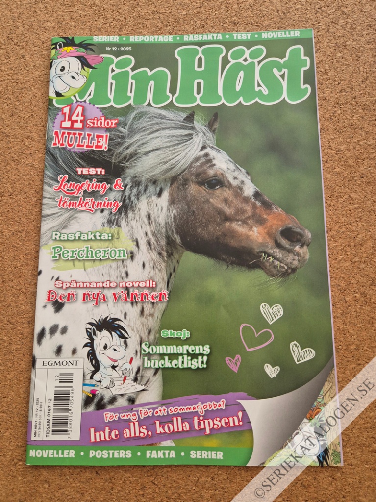 Framsida på Min häst #12 (2025)