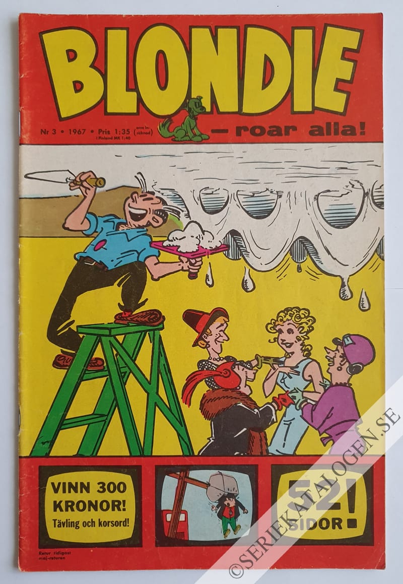 Framsida på Blondie #3 (1967)