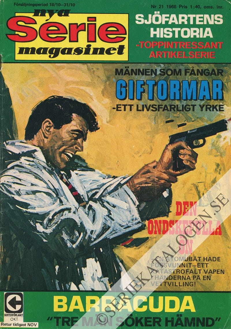 Framsida på Seriemagasinet #21 (1968)