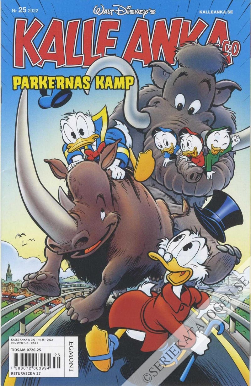 Framsida på Kalle Anka & C:o #25 (2022)