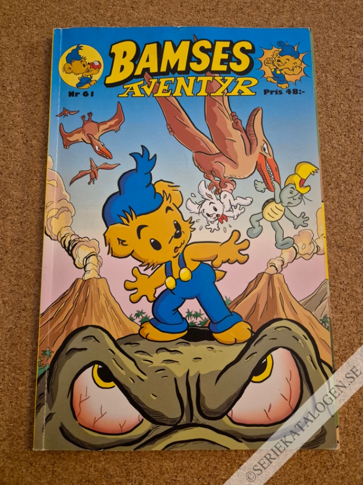 Framsida på Bamses äventyr #61 (2016)