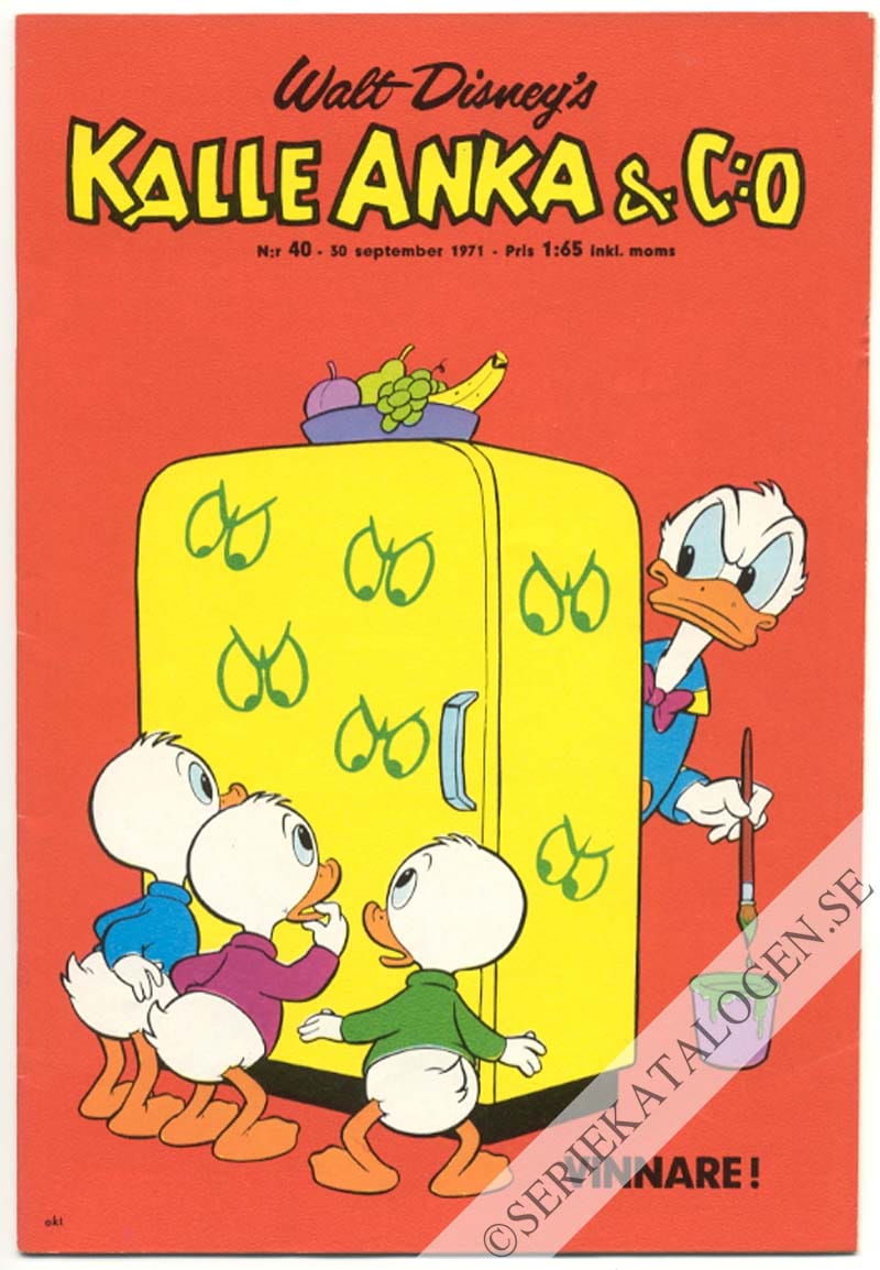 Framsida på Kalle Anka & C:o #40 (1971)