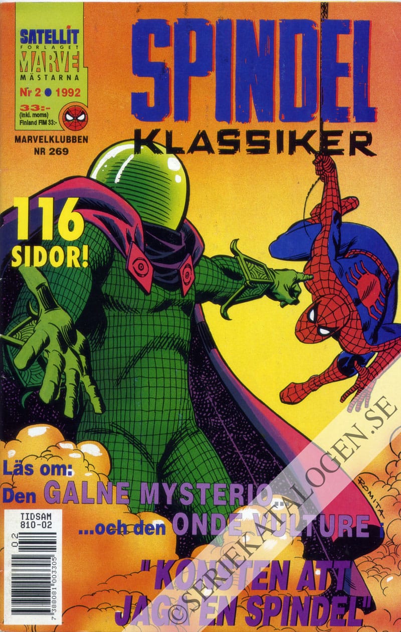 Framsida på Spindelklassiker #2 (1992)