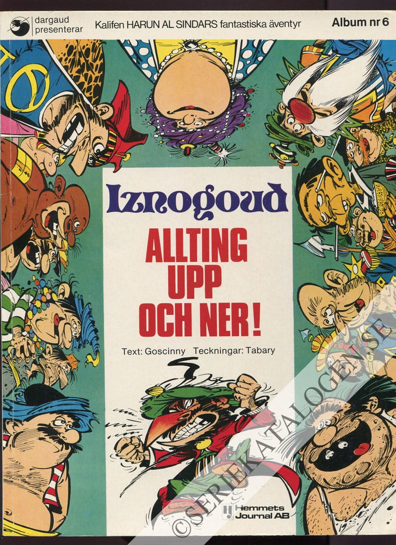 Framsida på Iznogoud Allting upp och ner! (1979)